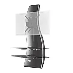 Sistem suport TV de perete Meliconi Ghost Design 2000 Rotation, reglabil cu doua brate, 32- 63, 70 kg, Gri - Studiocasa.ro