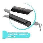 Placa de indreptat parul HERA ARPIA01, 200 grade, Placute ceramice, Negru - Studiocasa.ro