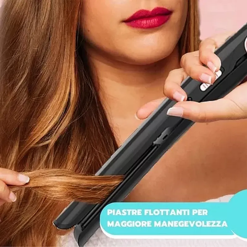 Placa de indreptat parul HERA ARPIA01, 200 grade, Placute ceramice, Negru - Studiocasa.ro