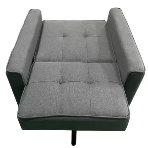 Fotoliu Extensibil CONFORT, stofa gri închis, dimensiuni 81 x 84 x 85,5 cm, SET A, Smart Living Studio Casa Fotoliu Extensibil CONFORT, stofa gri închis, dimensiuni 81 x 84 x 85,5 cm, SET A, Smart Living Studio Casa