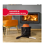 Aspirator pentru cenusa ARDES AR4A20, 1200W, Ideal pentru centrale termice, seminee, sobe sau gratare, Filtru Hepa si filtru ignifug, Capacitate 20 L - Studiocasa.ro