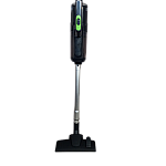 Aspirator vertical fara sac 2 in 1 Studio Casa EASY GREEN , 600 W, Tehnologie Cyclon, Filtru Hepa, Clasa energetica A+, Negru / Verde - Studiocasa.ro