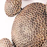 Panou metalic decorativ perete 3D, Deco Art Studio Casa, 112 x 43 cm, Maro aramiu - Studiocasa.ro