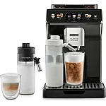 Espressor automat De’Longhi Eletta Explore ECAM 450.65.G, 50+ tipuri de bauturi, 19 bari, 2 Carafe cu tehnologie LatteCrema (Hot & Cool), Tehnologie de extractie la rece, Rasnita cu tehnologie Bean Adapt, Coffee Link App, 1450W, Gri inchis - Studiocas