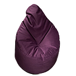 Fotoliu puf Rosalinda Studio Casa, din plus, forma para, Husa detasabila, umplut cu perle polistiren, Mov - Studiocasa.ro