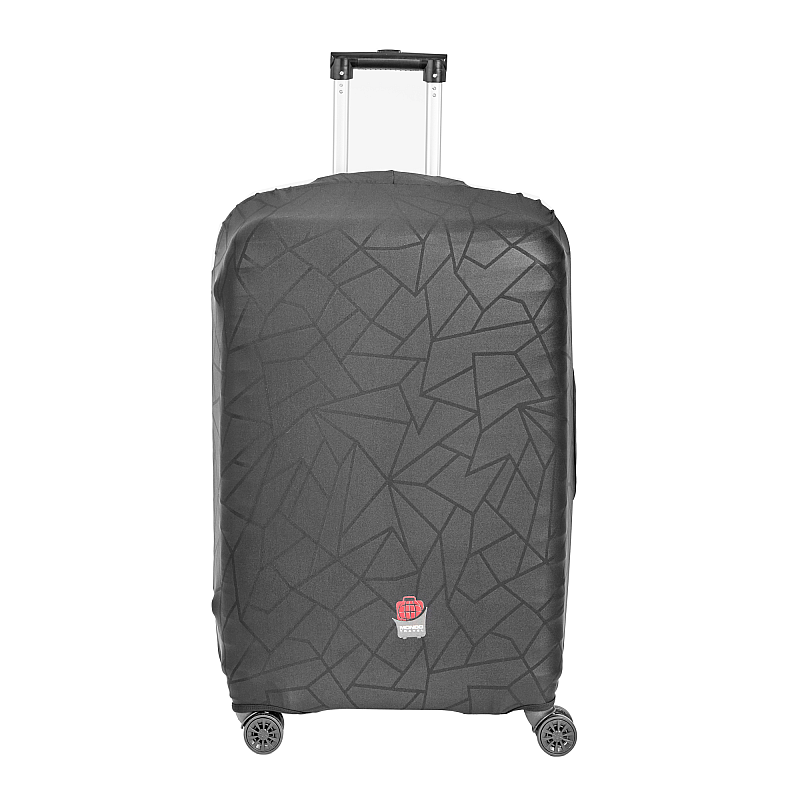 Husa troler, Mondo Way, model Black Elegant, elastica, cu inchidere fermoar, Lycra, marimea M, negru - Studiocasa.ro