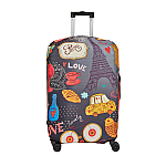 Husa troler, Mondo Way, model Paris, elastica, cu inchidere fermoar, Lycra, marimea M - Studiocasa.ro