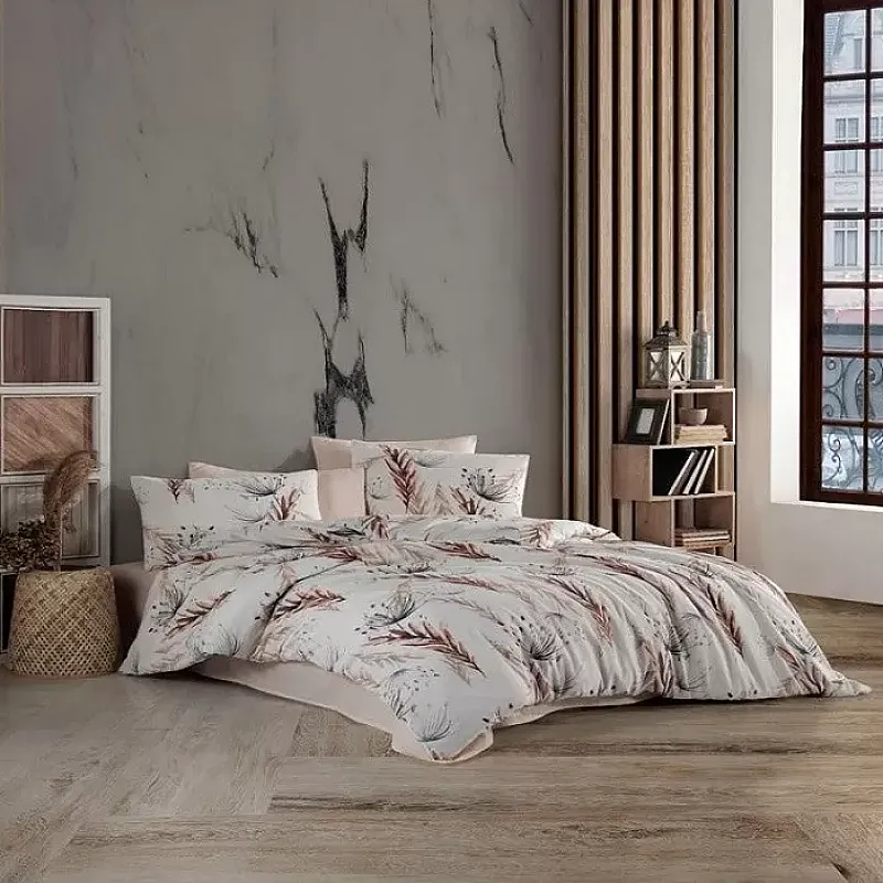 Lenjerie pat dublu Wings Studio Casa, Polycotton, Cearceaf pilota 180 x 200 cm, Cearceaf pat 200 x 220 cm, 2 fete de perna 50 x 70 cm, Multicolor - Studiocasa.ro