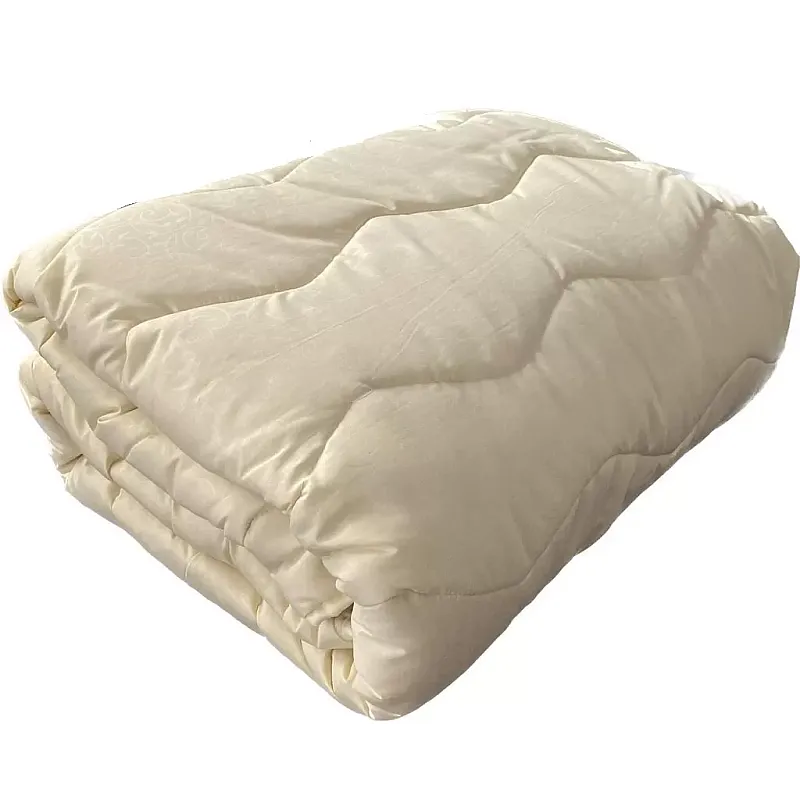 Pilota matlasata Wooltex cu lana natur 200x220 cm, exterior microfibra soft,120 gr/mp, 90% lana, 10% alte fibre - Studiocasa.ro