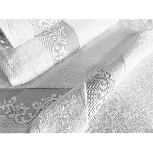 Prosop de baie 70 x 140 cm Studio Casa Aden, White, 500gr/mp.