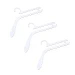 Set 3 umerase multifunctionale 44 cm, Plastic, Alb - Studiocasa.ro