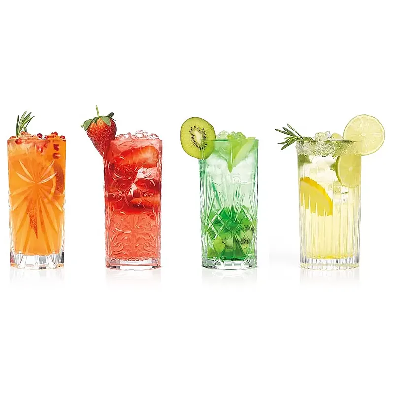 Set 4 pahare Mixology Long Drink HB, RCR Crystal - Studiocasa.ro