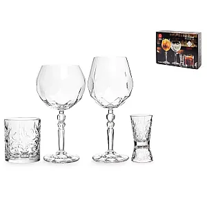 Set 4 pahare cocktail RCR Crystal, Luxion Eco Crystal Glass