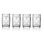 Set 4 pahare pentru sucuri si cocktail-uri Tiki Sardinia RCR Crystal, 46 cl, Stivuibile - Studiocasa.ro