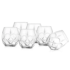 Set 6 pahare apa Alkemist, RCR Crystal, Ideale pentru apa si cocktail-uri, 38 cl