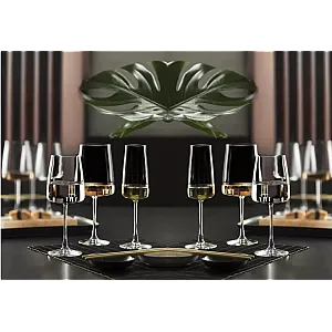 Set 6 pahare cu picior pentru vin rosu Essential 54, RCR Crystal, 54 cl