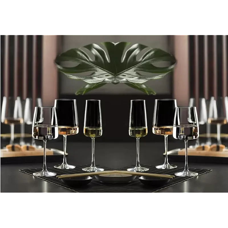 Set 6 pahare cu picior pentru vin rosu Essential 54, RCR Crystal, 54 cl - Studiocasa.ro