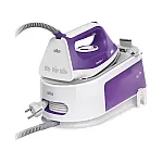 Statie de calcat Braun Carestyle 1 IS1014PU,6 bari, abur variabil 120g/min, jet de abur 360g/min, rezervor 1.5L, talpa Super Ceramic, Alb/Violet - Studiocasa.ro