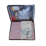 Lenjerie pat dublu Vitalis Studio Casa, 100% Bumbac ranforce, Cearceaf pilota 200 x 200 cm, Cearceaf pat 220 x 240 cm, 2 fete de perna 50 x 70 cm, Multicolor - Studiocasa.ro