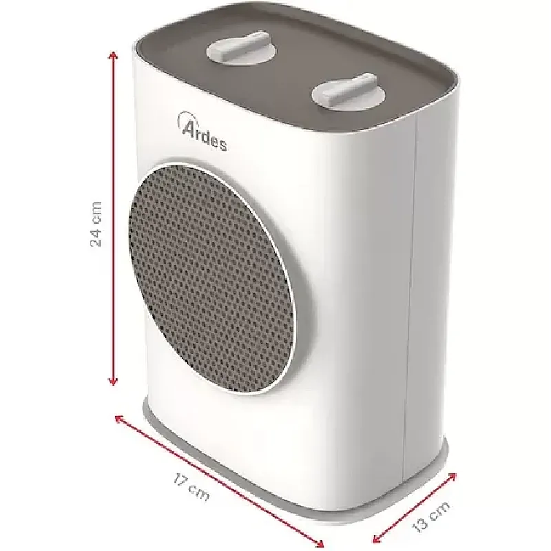 Aeroterma ARDES AR4P03, 2 trepte viteza, 1500W, alb - Studiocasa.ro