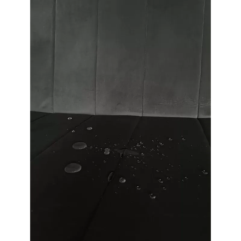 Fotoliu Pat Extensibil Duchess IANA Premium, catifea impermeabila, Aquamarine - Studiocasa.ro