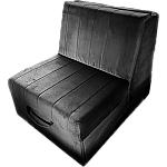 Fotoliu Pat Extensibil Duchess IANA Premium, catifea impermeabila, Dark Grey - Studiocasa.ro