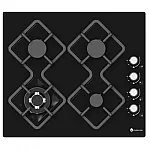 Pachet incorporabil  Ambra Duet Studio Casa, Cuptor electric multifunctional si plita sticla gaz, 8 functii, Ventilator, Timer digital, 80 l, Sticla neagra - Studiocasa.ro