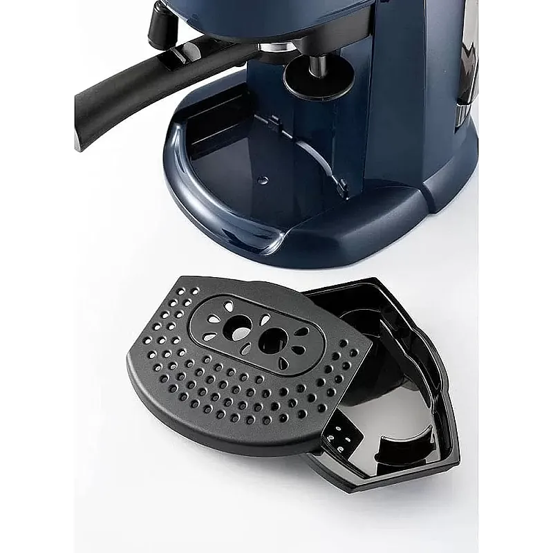 Resigilat Espressor manual DeLonghi EC191CD, 1100 W, 15 bari, 1 l, Sistem Crema Disco, Dark Blue - Studiocasa.ro