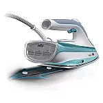 Fier de calcat Braun TexStyle 5 SI5017GR, 2700 W, abur variabil 50g/min, jet de abur 190g/min, rezervor 270 ml, tehnologie FreeGlide 3D, talpa Super Ceramic, Alb/Verde - Studiocasa.ro