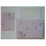 Lenjerie pat single Unicorn Studio Casa, 100% Bumbac ranforce, Cearceaf pilota 160 x 220 cm, Cearceaf pat 150 x 220 cm, 1 fata de perna 50 x 70 cm, Roz - Studiocasa.ro