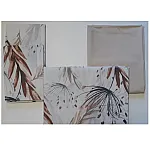 Lenjerie pat dublu Wings Studio Casa, Polycotton, Cearceaf pilota 180 x 200 cm, Cearceaf pat 200 x 220 cm, 2 fete de perna 50 x 70 cm, Multicolor - Studiocasa.ro