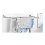 Uscator de rufe pliabil de perete, 120 cm, Economiseste spatiu, Metal si aluminiu, Max 25 kg rufe, Alb - Studiocasa.ro