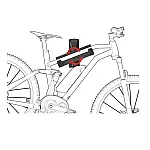 Suport universal de perete pentru biciclete, Cu brat, 489001 Meliconi, Pliabil, Sarcina maxima 30 kg, Metalic, Negru - Studiocasa.ro