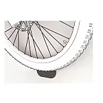 Suport universal de perete pentru biciclete 489003 Meliconi, Pentru pedala, Sarcina maxima 30 kg, Metalic, Negru - Studiocasa.ro