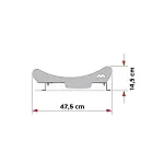 Suport universal de podea pentru biciclete 489005 Meliconi, Sarcina maxima 30 kg, Metalic, Negru - Studiocasa.ro