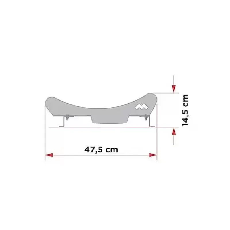 Suport universal de podea pentru biciclete 489005 Meliconi, Sarcina maxima 30 kg, Metalic, Negru - Studiocasa.ro