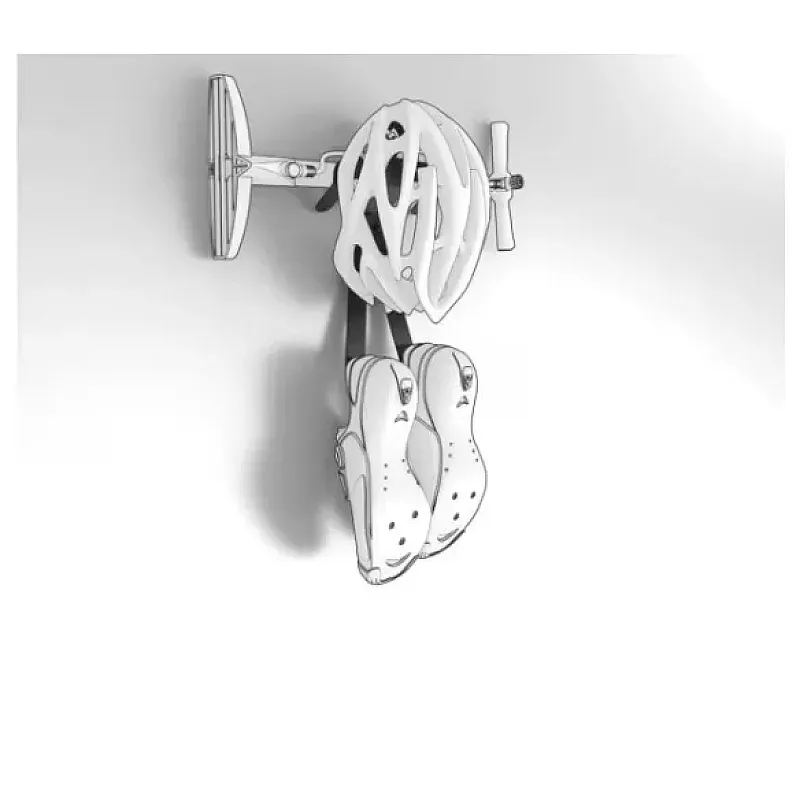 Suport fix de perete pentru accesorii biciclete si scutere 489006 Meliconi, Metalic, Sarcina maxima 10 Kg, Negru - Studiocasa.ro