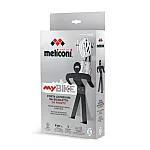 Suport fix de perete pentru accesorii biciclete si scutere 489006 Meliconi, Metalic, Sarcina maxima 10 Kg, Negru - Studiocasa.ro
