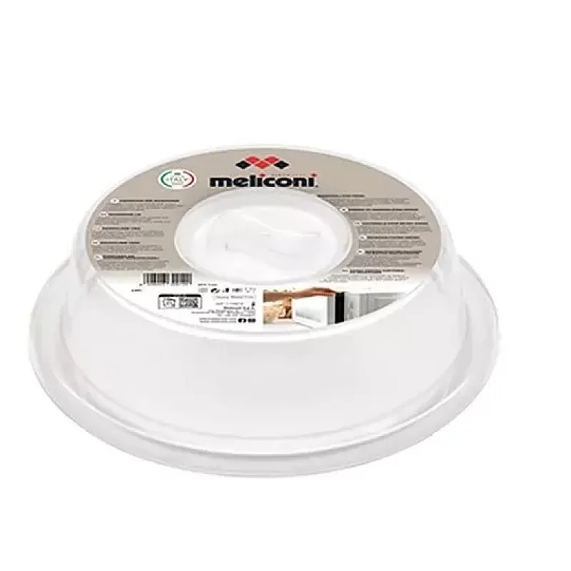Capac pentru cuptorul cu microunde, plastic policarbonat, 26.5 cm diametru, Transparent, Meliconi - Studiocasa.ro