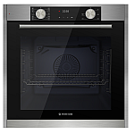 Cuptor electric incorporabil Studio Casa Bellagio  FE8102 , 10 functii, 81 l,  Grill, Rotisor, Ventilator, Autocuratare catalitica, Display Touch Control, Clasa energetica A, Sticla neagra / Inox - Studiocasa.ro