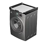 Kit universal de suprapunere a masinii de spalat si a uscatorului de rufe + suport retractabil, Meliconi, TORRE DARK - Studiocasa.ro