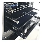 Cuptor electric incorporabil Studio Casa Elegance Aqua Cooking Art  Grey  FE810  10 functii, 81 l,  Grill, Rotisor, Ventilator, Autocuratare catalitica, Coacere asistata cu abur, Display Touch Control, Clasa energetica A, Sticla gri / Inox - Studiocasa.ro