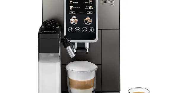 Espressor automat DeLonghi Dinamica Plus ECAM 380.95.TB, 2 carafe