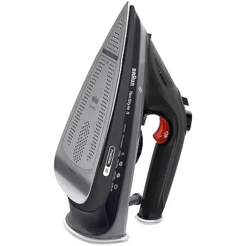 Fier de calcat Braun TexStyle 5 SI5088BK, 2800 W, abur variabil 50g/min, jet de abur 220g/min, rezervor 300 ml, tehnologie FreeGlide 3D, talpa EloxalPlus, Negru - Studiocasa.ro