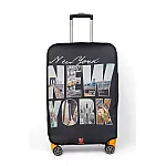 Husa troler, Mondo Way, model New York, elastica, cu inchidere fermoar, Lycra, marimea M - Studiocasa.ro