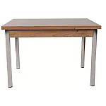 Masă extensibila bucatarie Polo Wood Studio Casa,  170 x 110 x 70 cm, Maro / Argintiu - Studiocasa.ro