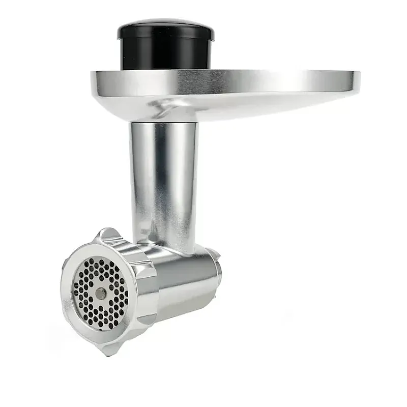 Masina de tocat pentru robotii de bucatarie Kenwood, KAX950ME, 3 site de tocat, accesoriu carnati, accesoriu kebbe, Argintiu - Studiocasa.ro