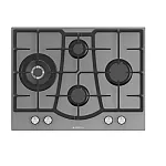 Pachet incorporabil Studio Casa Glamour Aqua Cooking, Cuptor electric sticla gri, Plita gaz 70 cm sticla gri si Hota decorativa sticla gri, 10 functii, Grill, Rotisor, Coacere asistata cu abur, Sticla gri / Inox - Studiocasa.ro