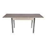 Masă extensibila bucatarie Polo Wood Studio Casa,170 x 110 x 70 cm, Lemn / Argintiu - Studiocasa.ro