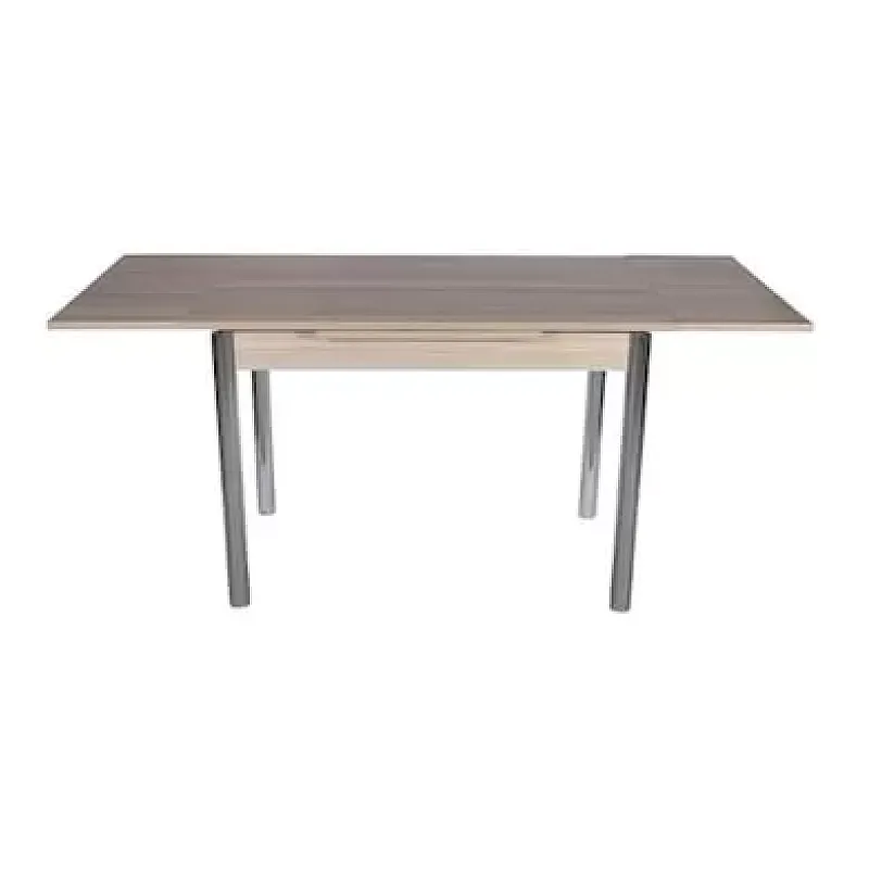 Masă extensibila bucatarie Polo Wood Studio Casa,170 x 110 x 70 cm, Lemn / Argintiu - Studiocasa.ro